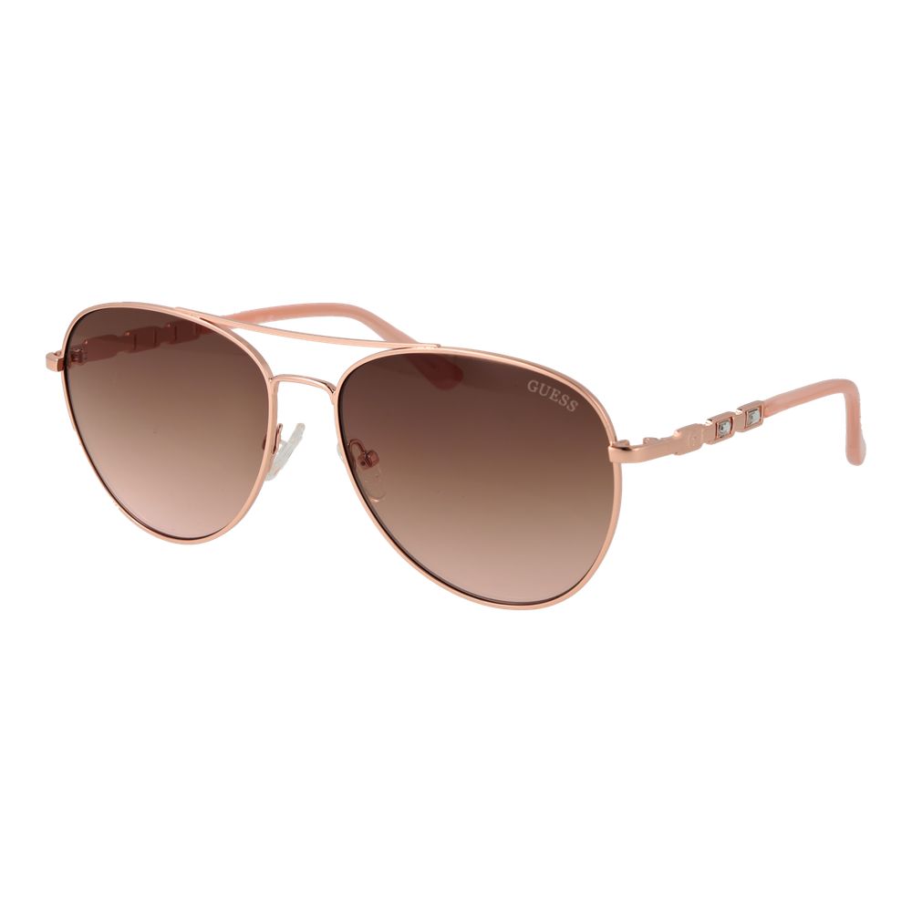 Rose Gold Metal Sunglasses