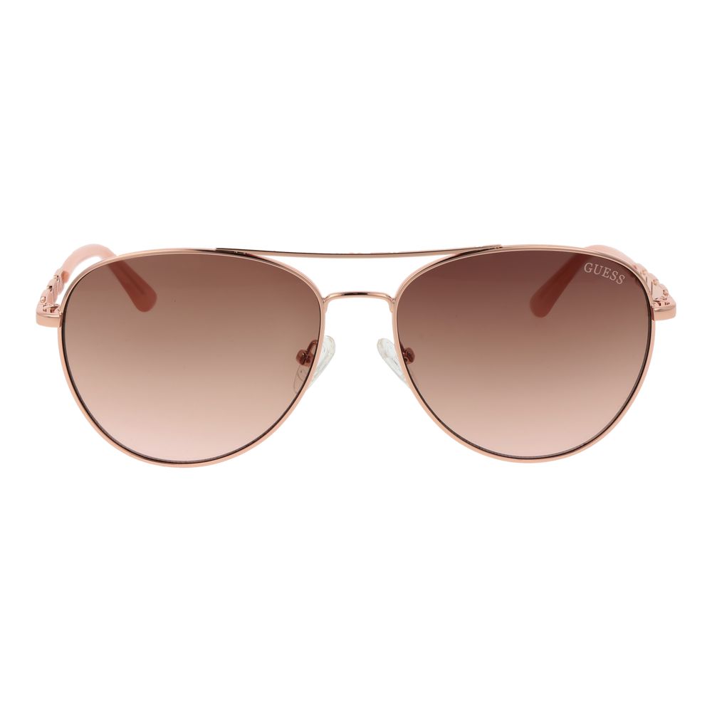 Rose Gold Metal Sunglasses