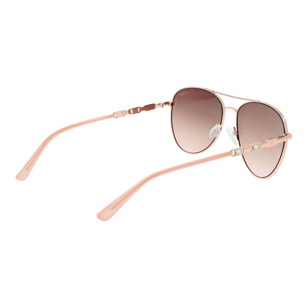 Rose Gold Metal Sunglasses