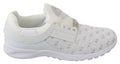 White Polyester Casual Sneakers Shoes