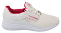 White Pink Polyester Becky Sneakers Shoes