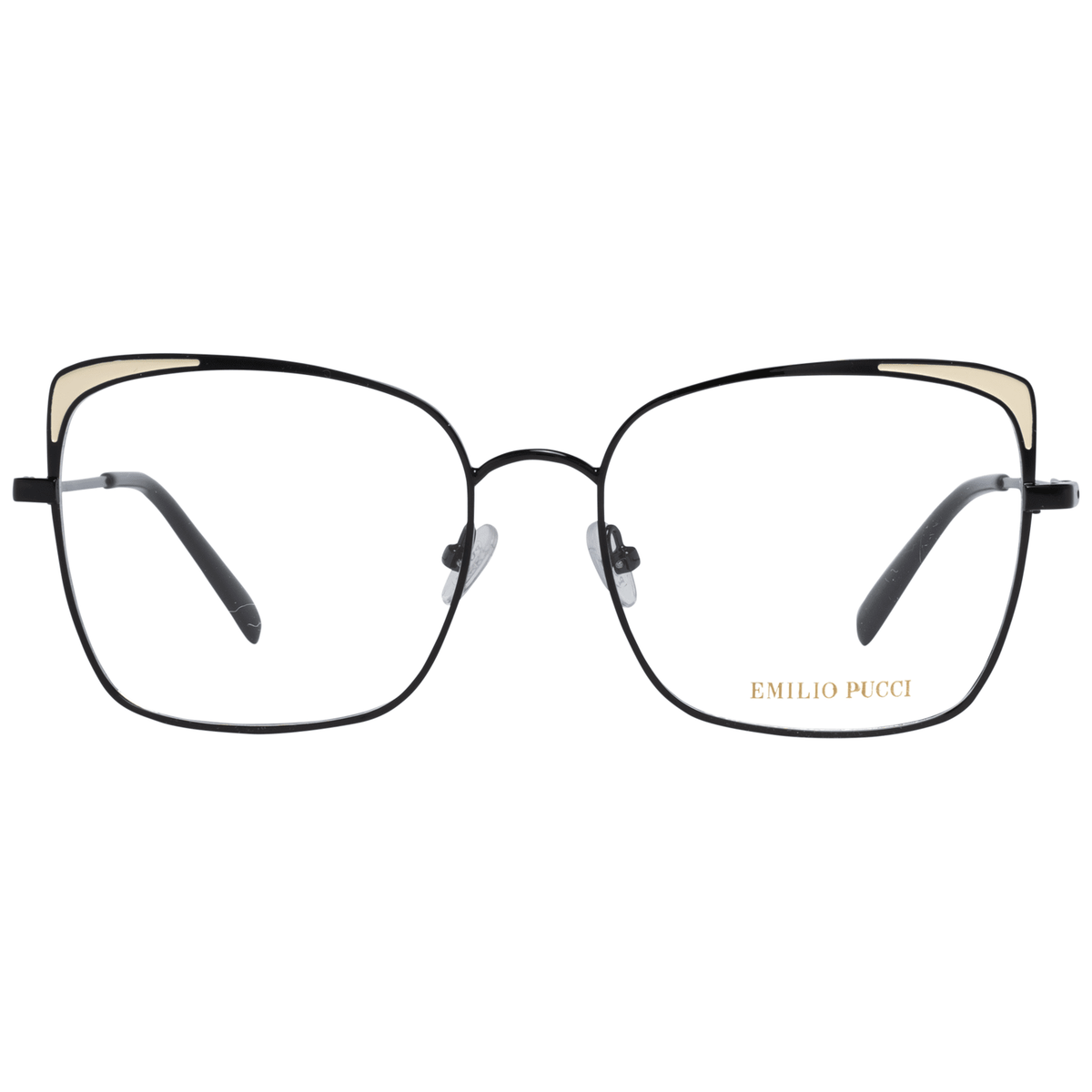 Black Metal Glasses (Frames)