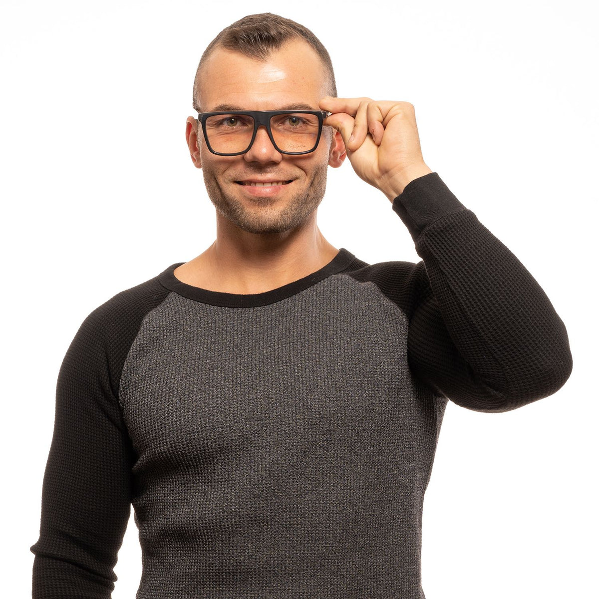 Black Plastic Glasses (Frames)