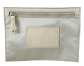 White Zippered Coin Holder Wallet