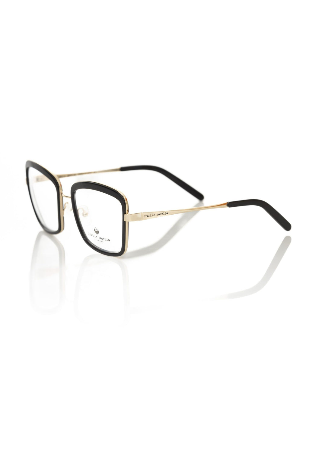 Black Metallic Women's Eyeglass Frame