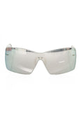 Silver Metallic Fiber Women Sunglasses