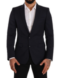 Dark Blue Single Breasted Coat MARTINI Blazer