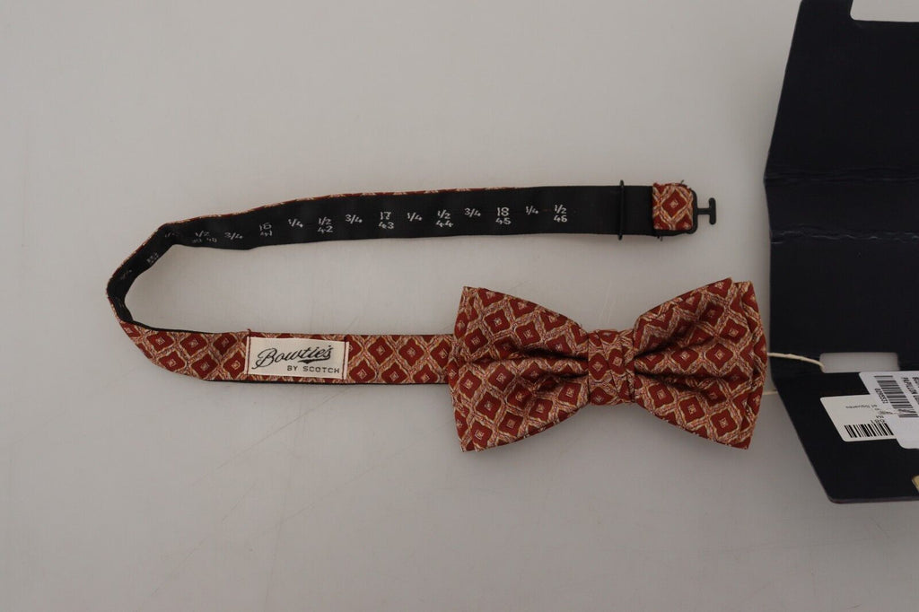 Multicolor Silk Adjustable Neck Papillon Men Bow Tie
