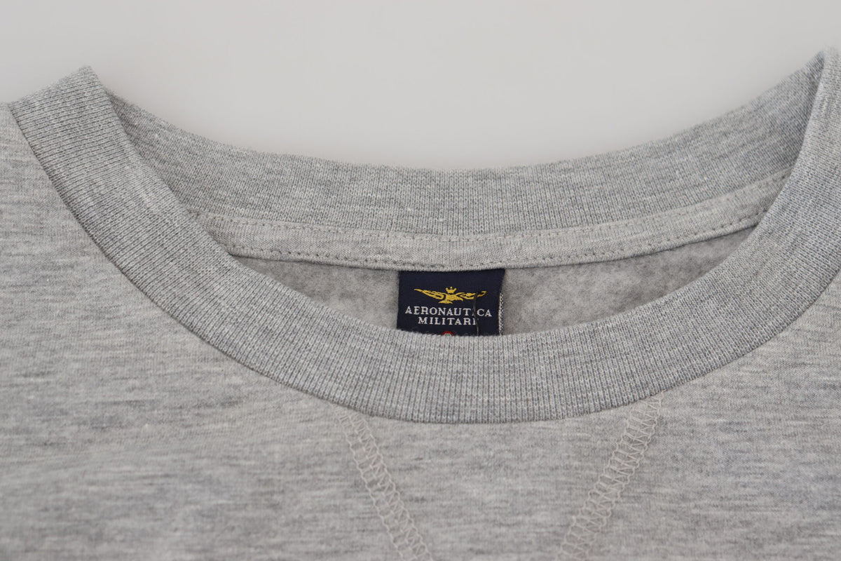 Gray Men Pullover Sweatshirt Sweater