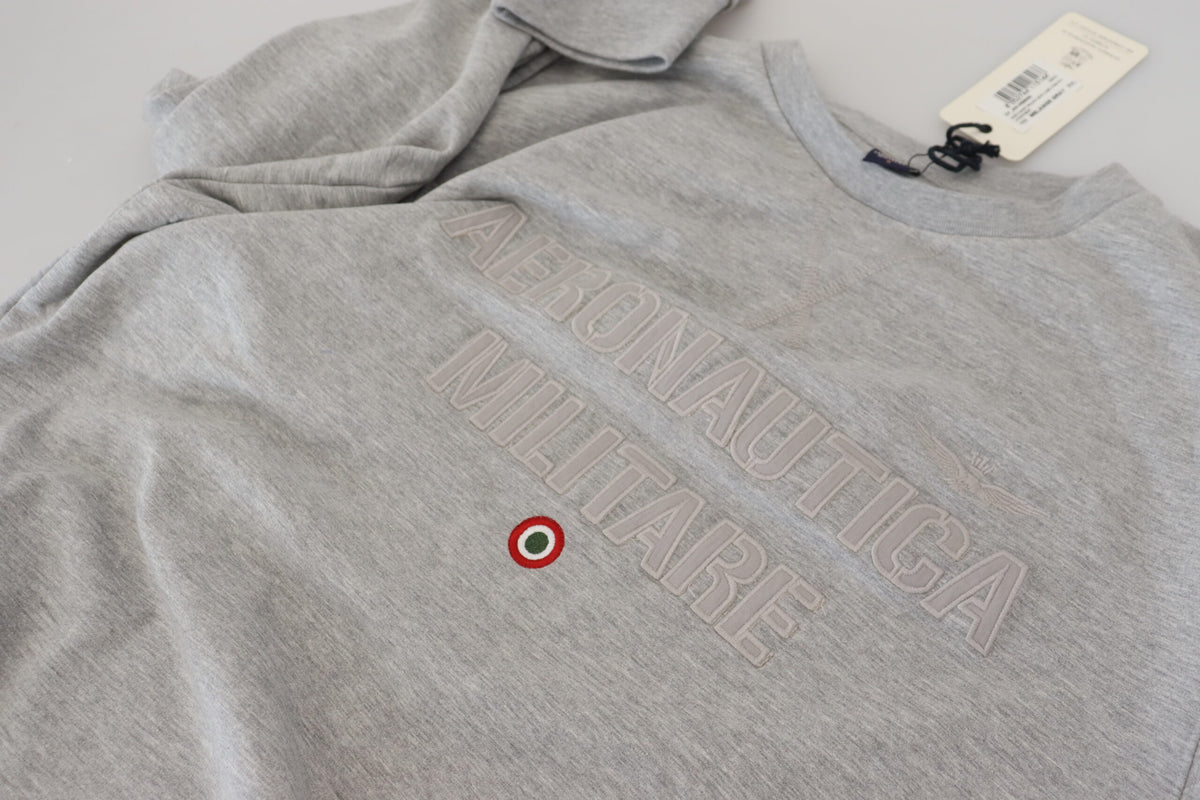 Gray Men Pullover Sweatshirt Sweater