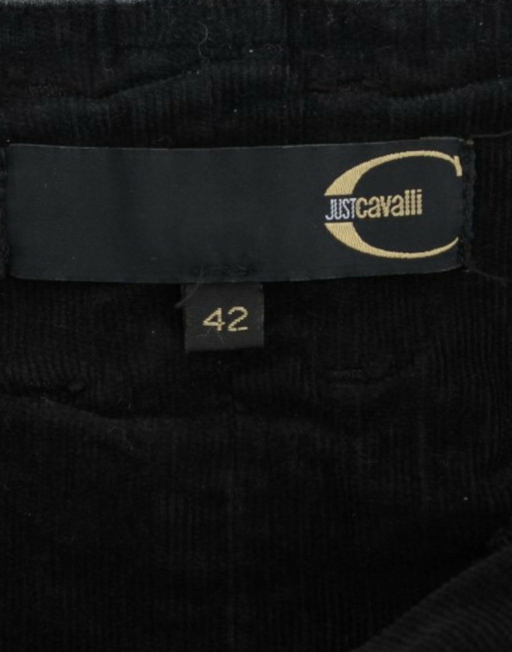 Black Corduroy Pencil Skirt