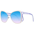 Beige Metal Sunglasses