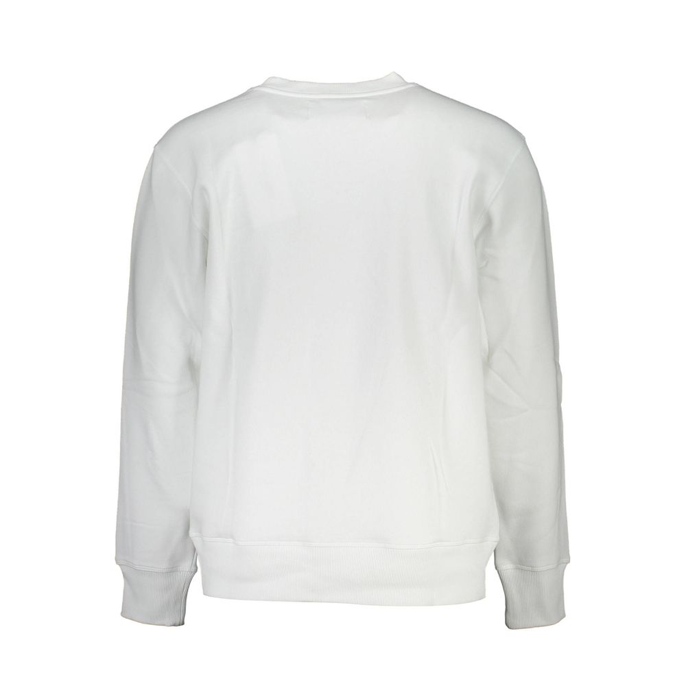 White Cotton Men's Sweatshirt