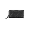 Black Polyester Women Wallet
