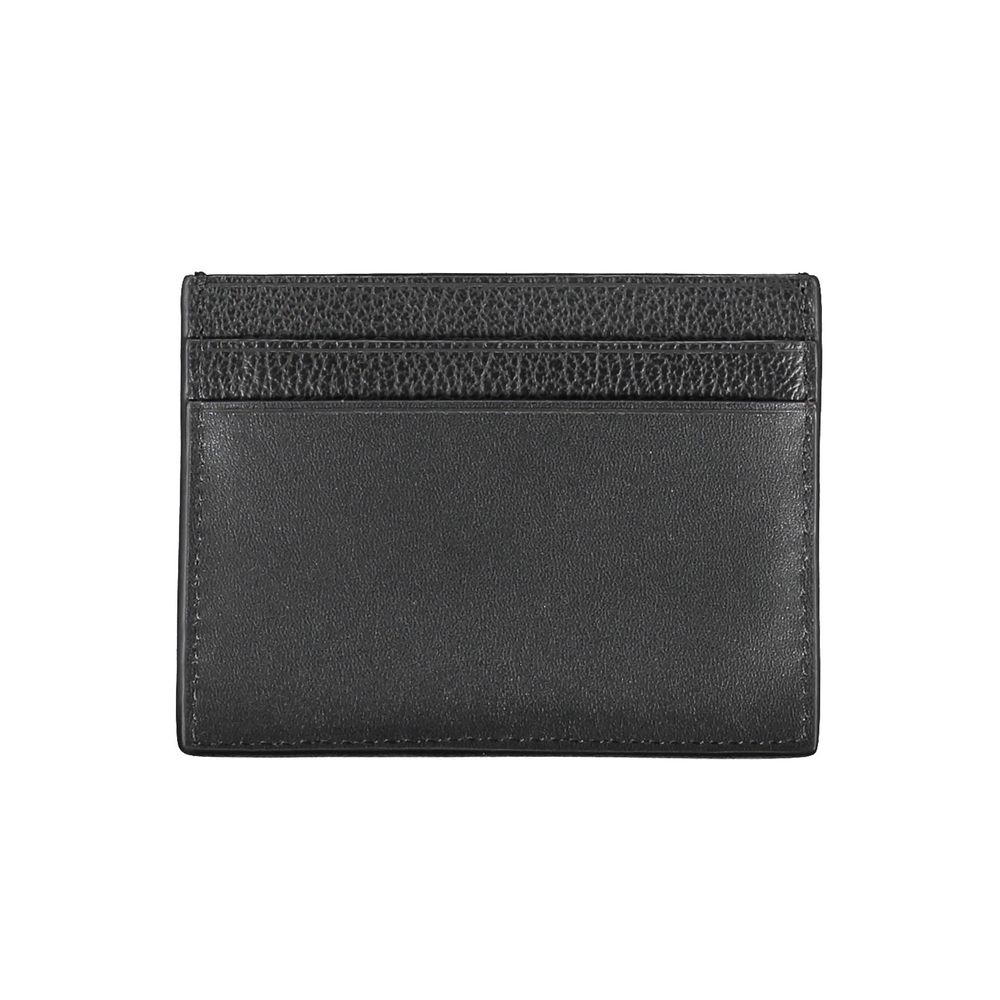 Black Leather Mens Wallet Holder
