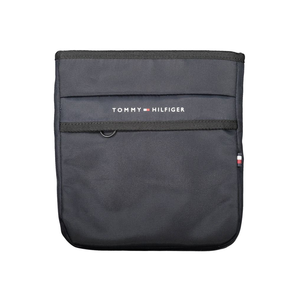 Blue Polyester Men's Shoulder Bag