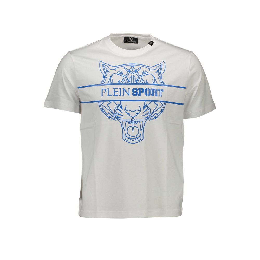 White Cotton Men's T-Shirt