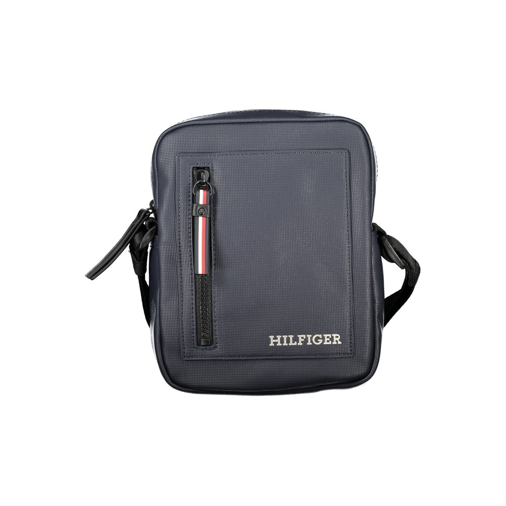 Blu Poliuretano Men's Shoulder Bag