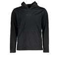 Black Polyester Men's Hoodie
